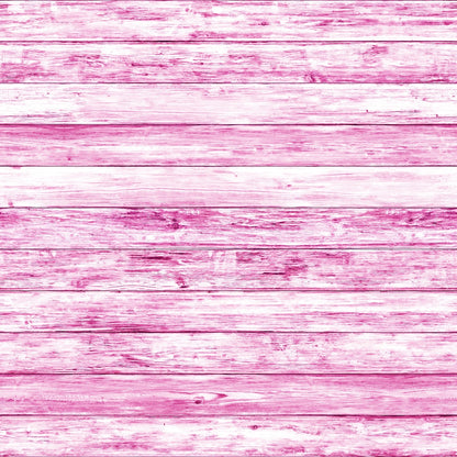 Pink wooden planks arranged horizontally, creating a textured background with visible grain and slight weathering.