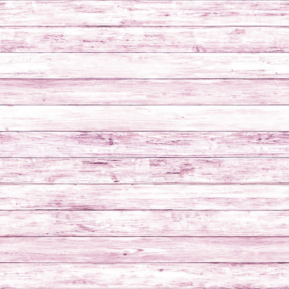 A pink wooden plank background with horizontal boards showing a weathered texture.