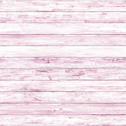 A pink wooden plank background with horizontal boards showing a weathered texture.