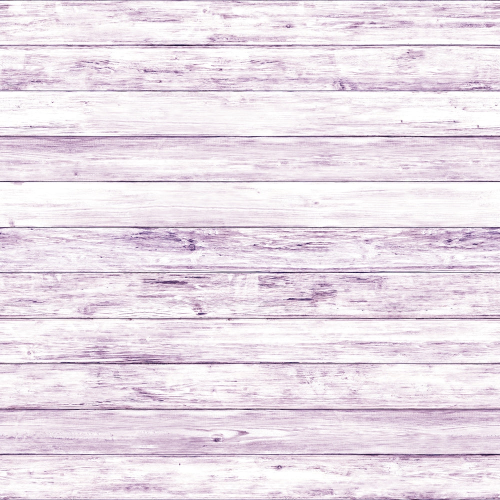 A light purple-toned wooden plank surface with visible grain and texture, arranged horizontally.