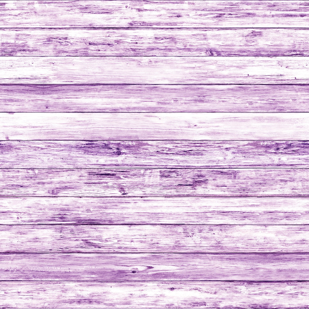 Purple-toned wooden planks arranged horizontally with visible grain and texture.