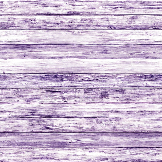 Purple-toned wooden planks arranged horizontally, displaying a weathered texture.