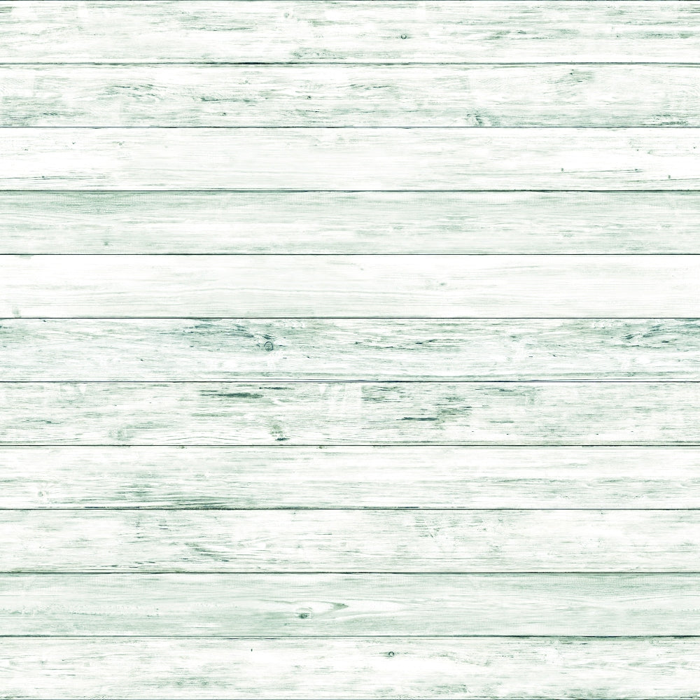 Whitewashed wooden planks arranged horizontally, with visible grain and texture, creating a rustic appearance.