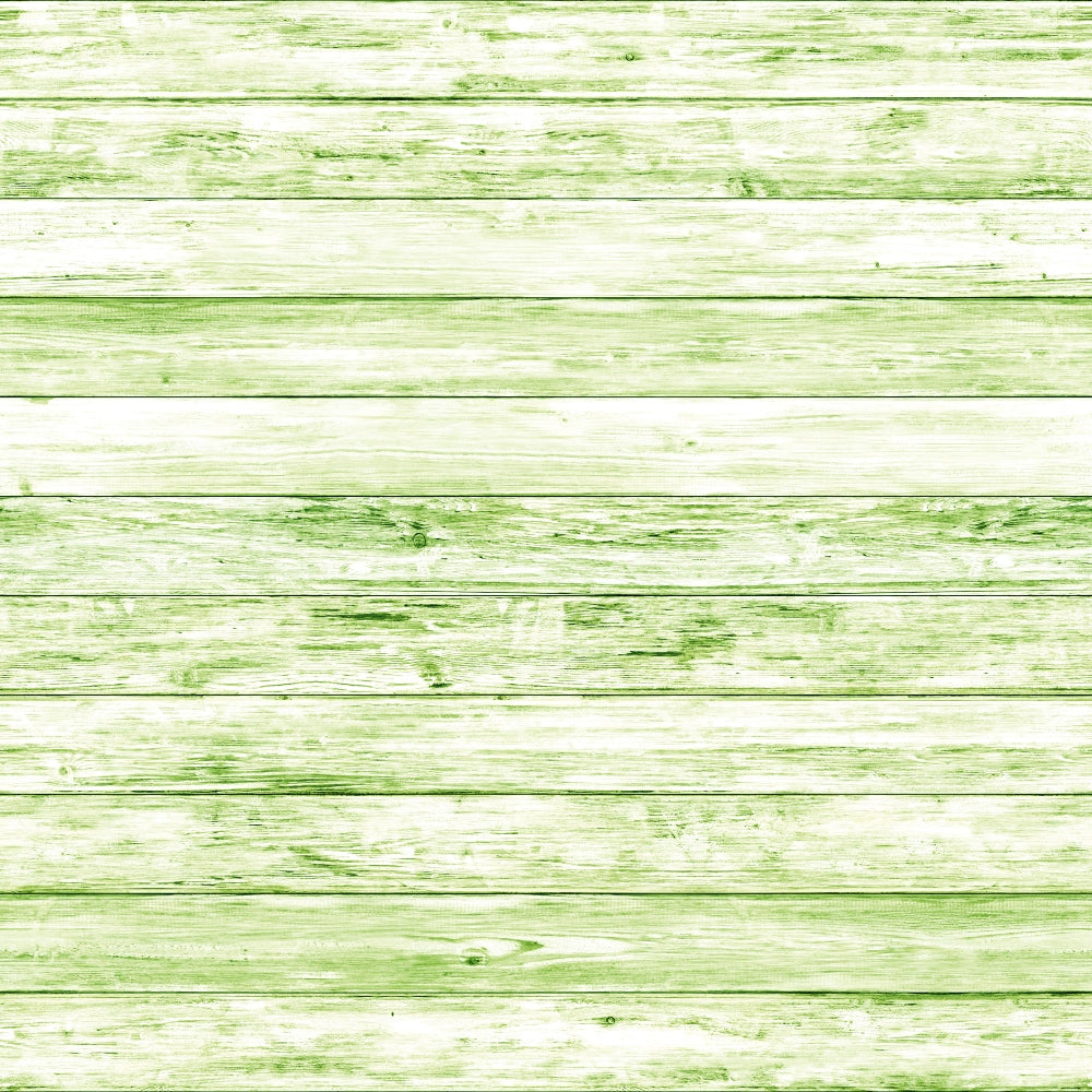 Light green wooden planks arranged horizontally with a weathered texture.