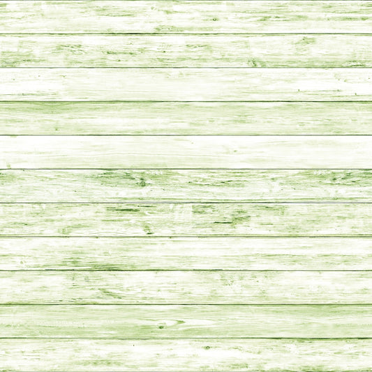 Light green wooden planks arranged horizontally, showing grain patterns and slight weathering.