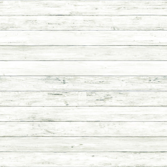 Image of a whitewashed wooden plank wall with visible grain and texture. The planks are arranged horizontally, creating a rustic appearance.