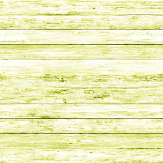 Wooden panels painted in a light, faded lime green color, arranged horizontally.