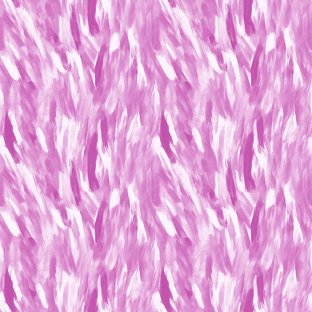 Abstract pattern with diagonal brush strokes in shades of pink and white, creating a dynamic, textured appearance.