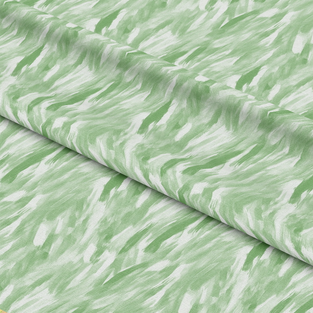 - Watercolor Brush Strokes Pattern 84 Quilting Cotton Fabric  
- green hues  
- light green  
- abstract brush strokes  
- soft texture  
- cotton material  
- quilting fabric  
- painted effect  
- artistic design  
- fabric yardage  
- green and white blend