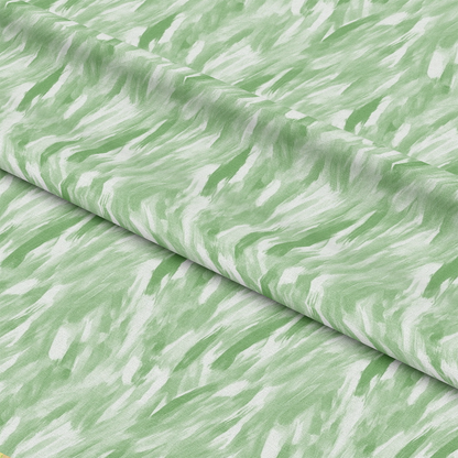 - Watercolor Brush Strokes Pattern 84 Quilting Cotton Fabric  
- green hues  
- light green  
- abstract brush strokes  
- soft texture  
- cotton material  
- quilting fabric  
- painted effect  
- artistic design  
- fabric yardage  
- green and white blend