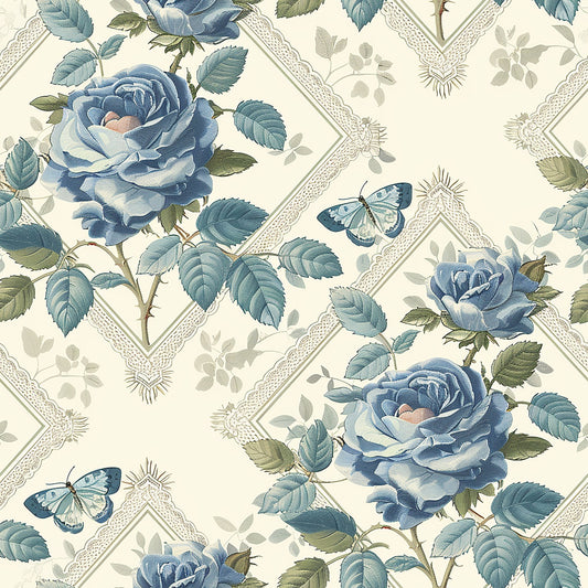 Seraphinas Victorian Roses Pattern 7 Quilting Cotton Fabric