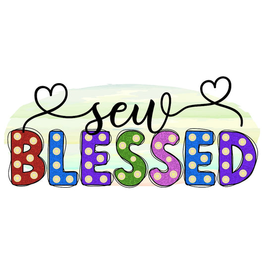 Sew Blessed Fabric Panel