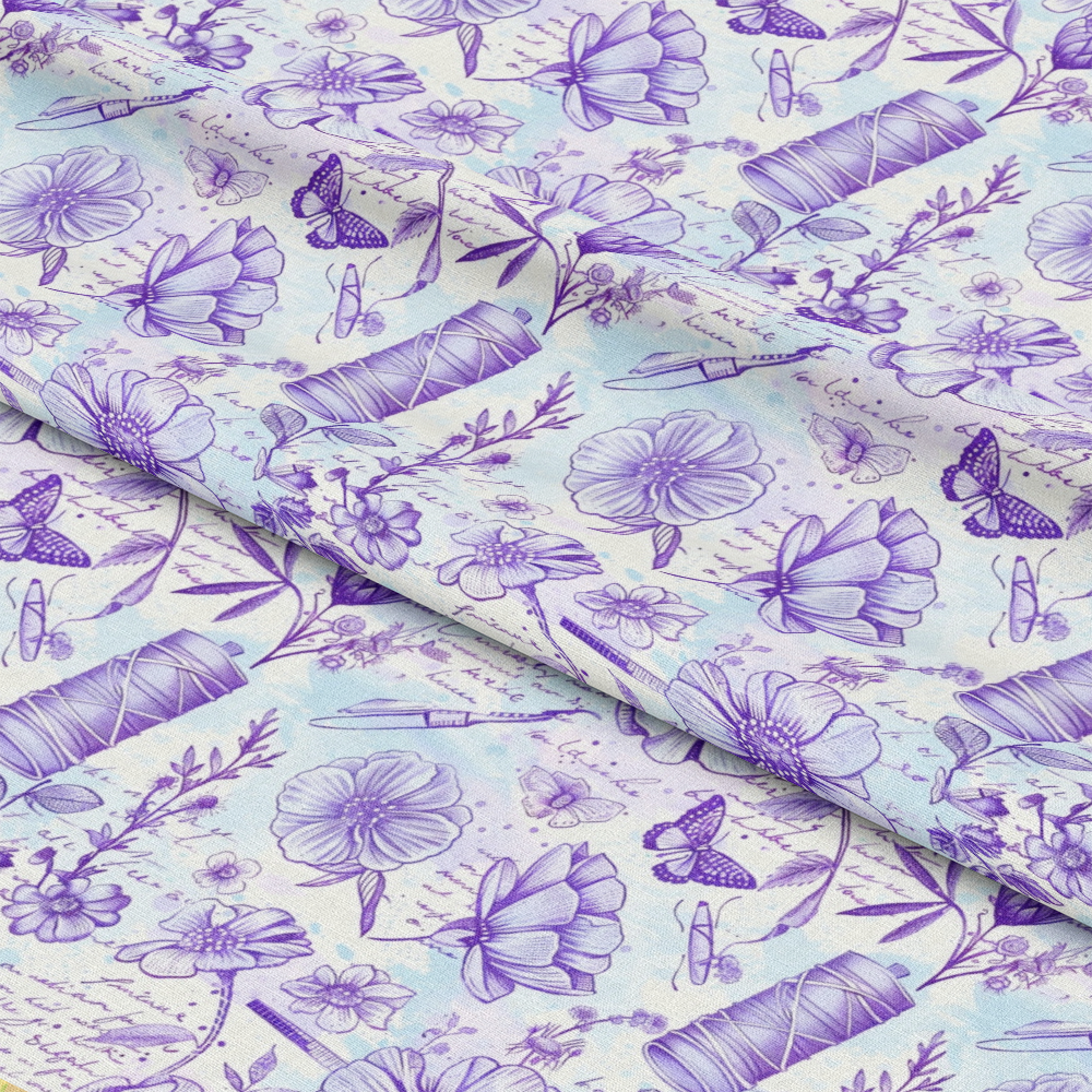 Sewing Journal Pattern 1 Quilting Cotton Fabric