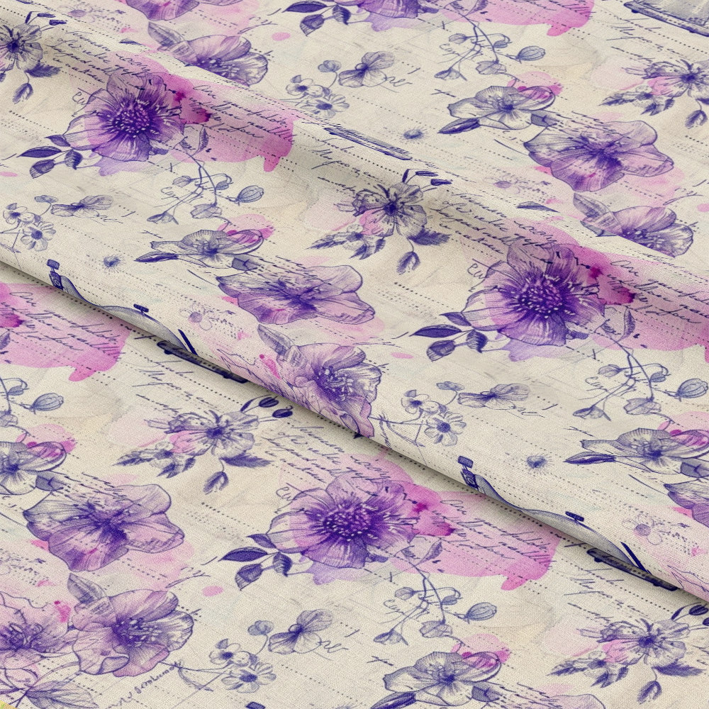 Sewing Journal Pattern 3 Quilting Cotton Fabric