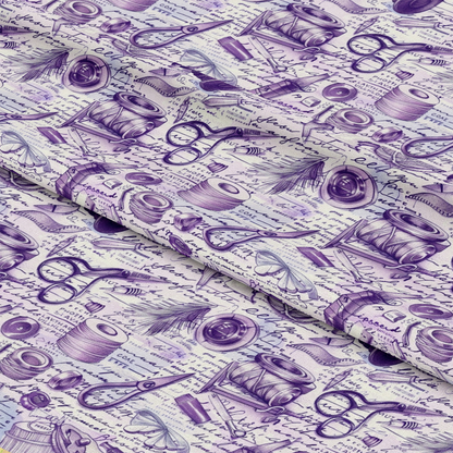 Sewing Journal Pattern 8 Quilting Cotton Fabric