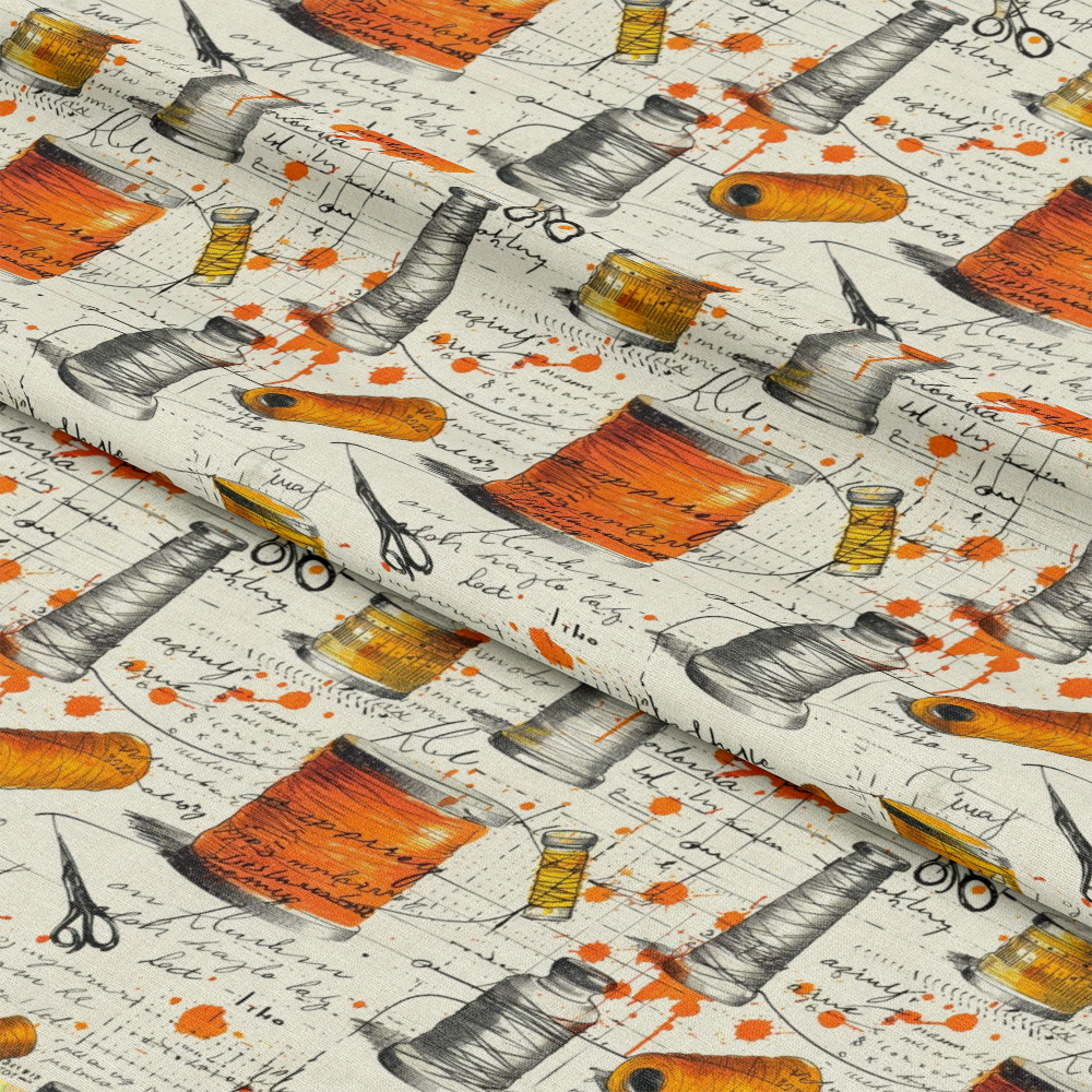 Sewing Journal Pattern 9 Quilting Cotton Fabric