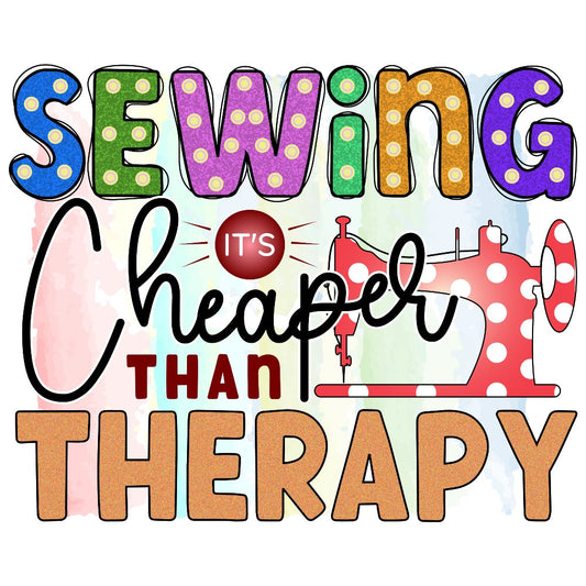 Sewing Therapy Fabric Panel