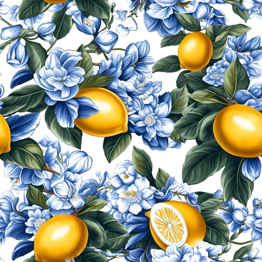 Sicilian Garden Pattern 8 Quilting Cotton Fabric
