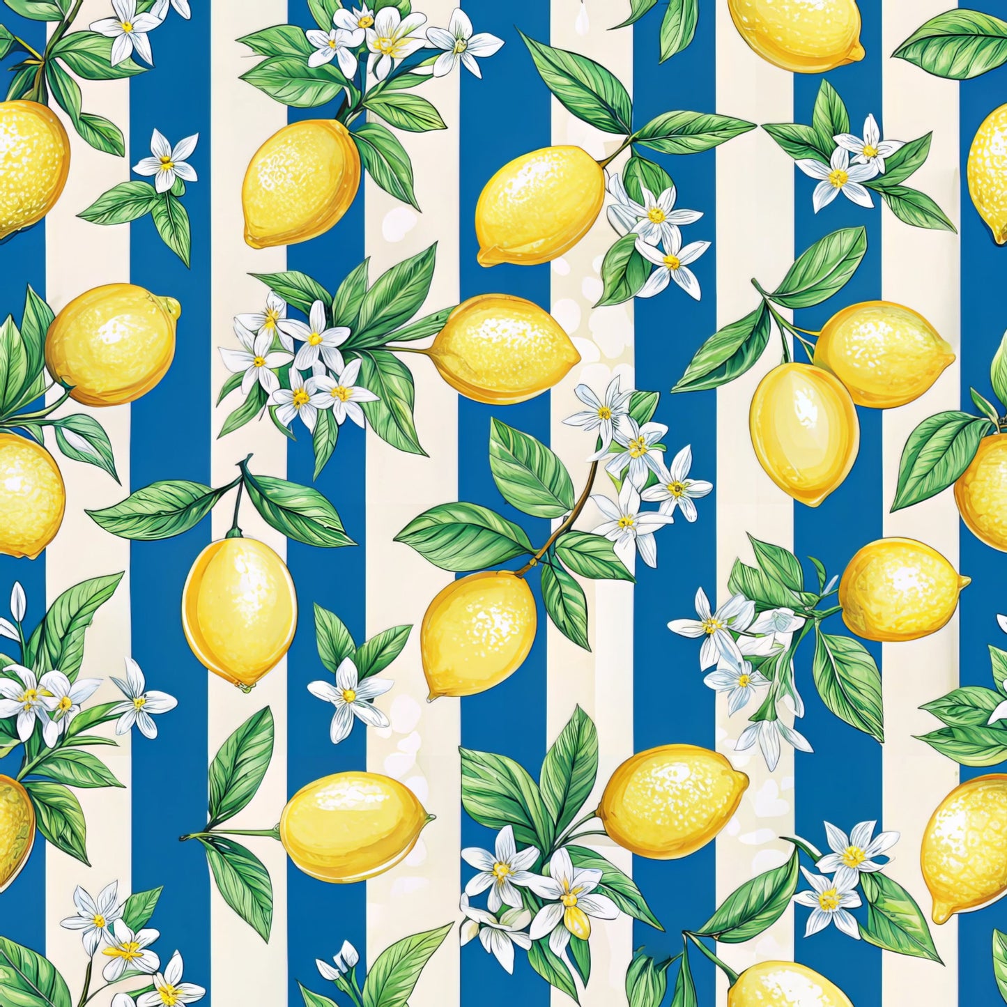 Sicilian Summer Pattern 2 Quilting Cotton Fabric