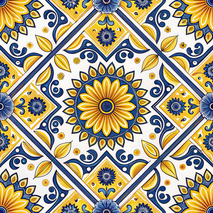 Sicilian Summer Pattern 5 Quilting Cotton Fabric