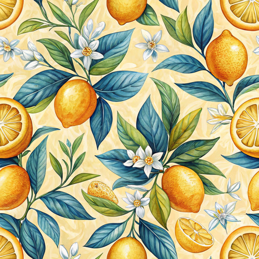 Sicilian Summer Pattern 9 Quilting Cotton Fabric