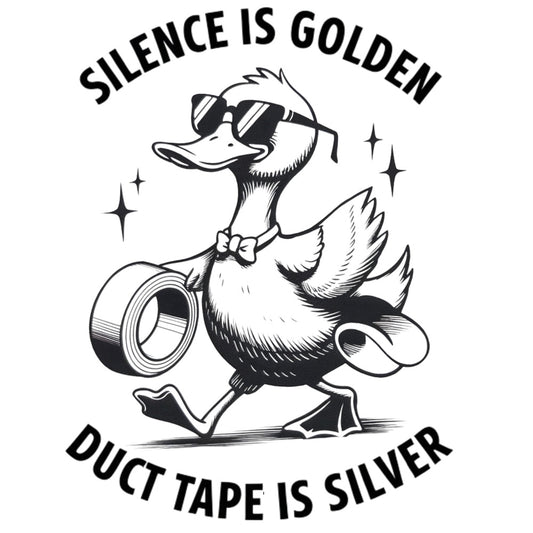 Silence Is Golden Fabric Panel