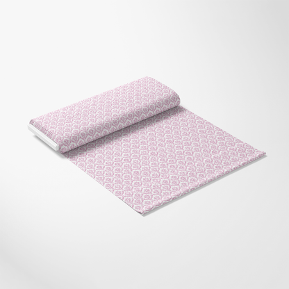 Simple Damask Pink Quilting Cotton Fabric