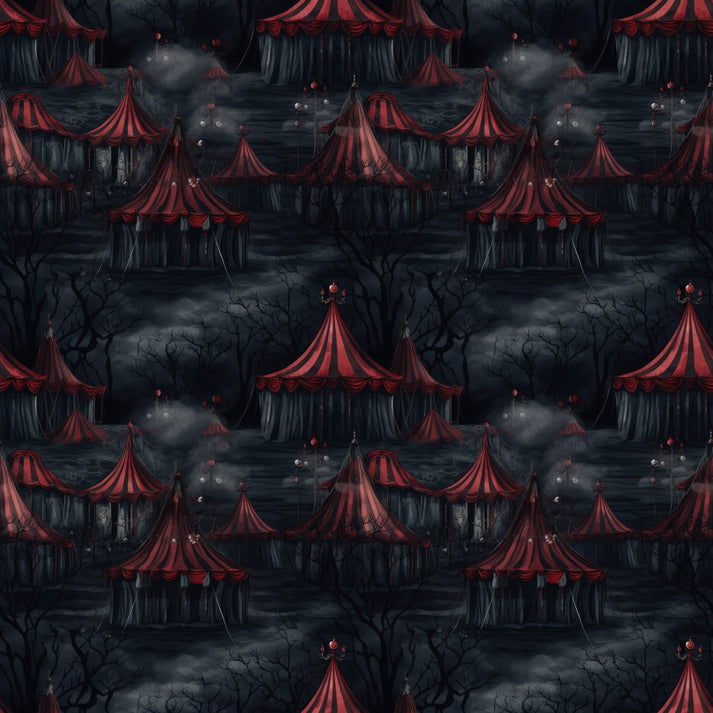 Sinister Sideshow Pattern 3 Quilting Cotton Fabric – FabricMegaStore.com