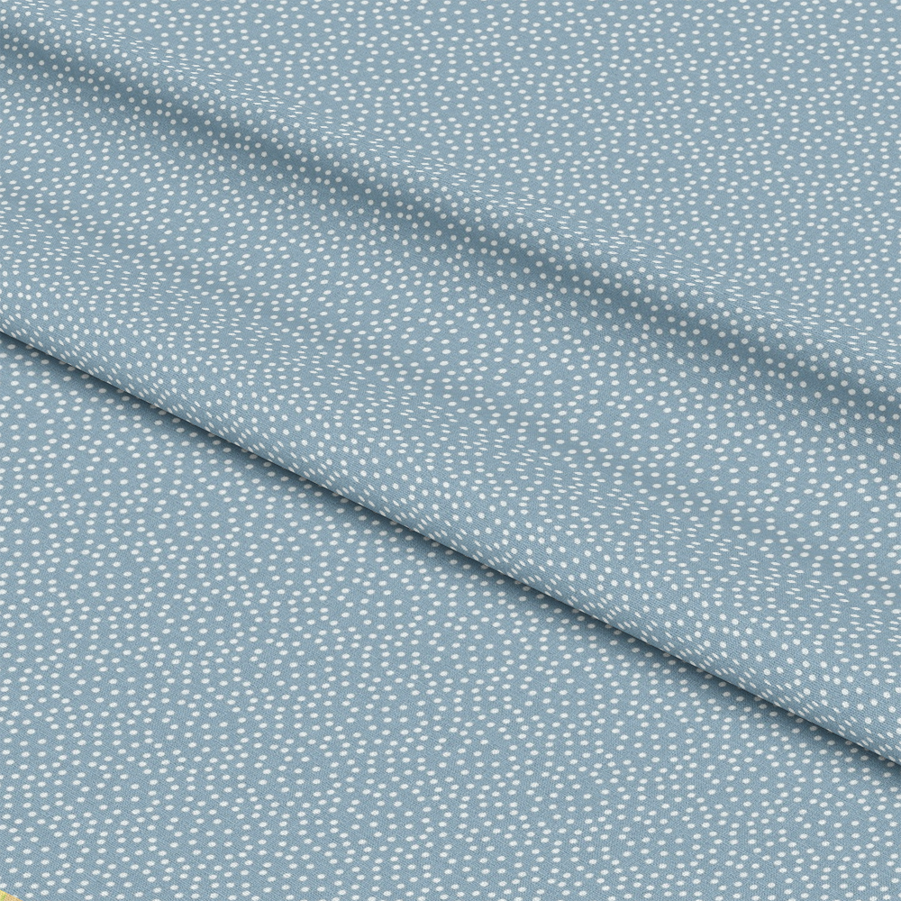- Soft Winter Charm Pattern 16 Quilting Cotton Fabric
- light blue background
- white small dot motif
- dotted design
- textile material
- sewing craft fabric
- smooth cotton texture
- subtle print
- light tone fabric
- crafting textile