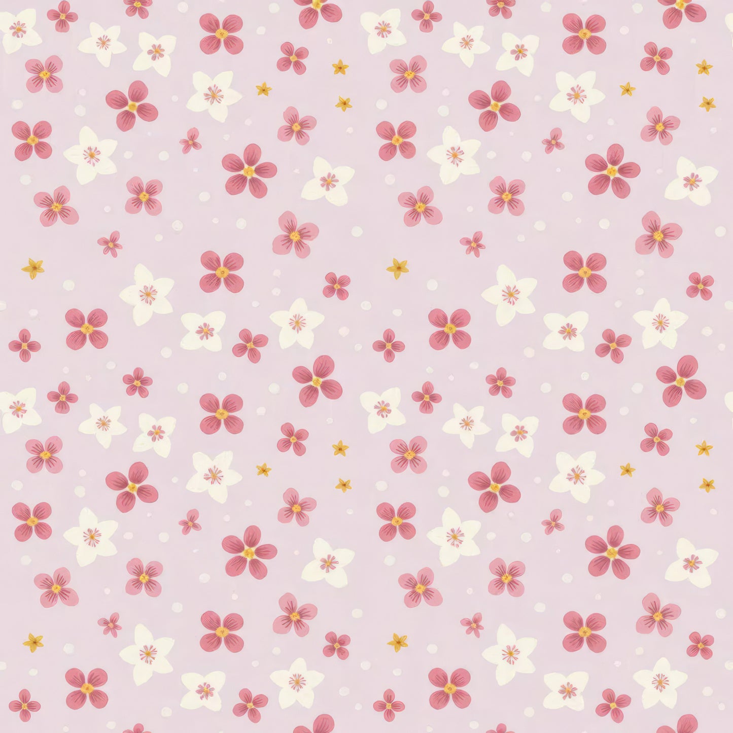 Soft Pink Baby Girl Pattern 10 Quilting Cotton Fabric