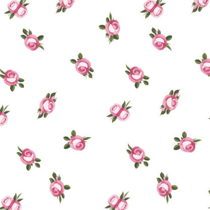 Soft Pink Baby Girl Pattern 3 Quilting Cotton Fabric