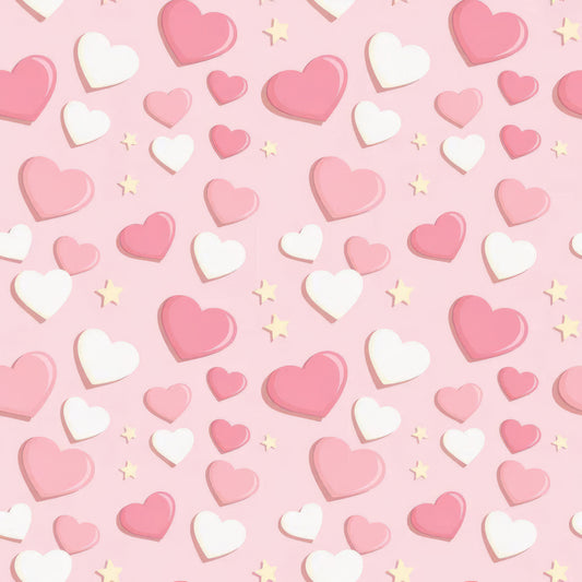 Soft Pink Baby Girl Pattern 4 Quilting Cotton Fabric