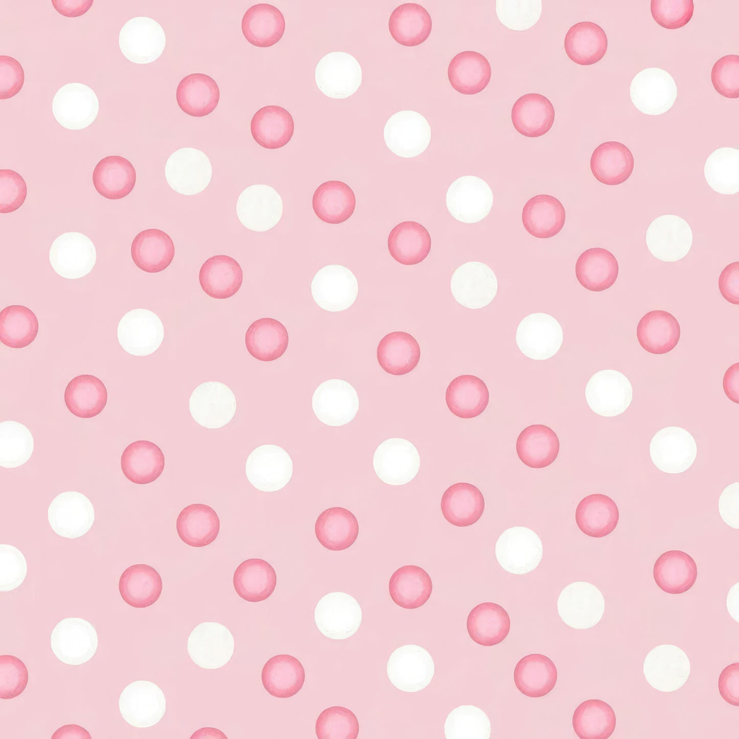 Soft Pink Baby Girl Pattern 8 Quilting Cotton Fabric