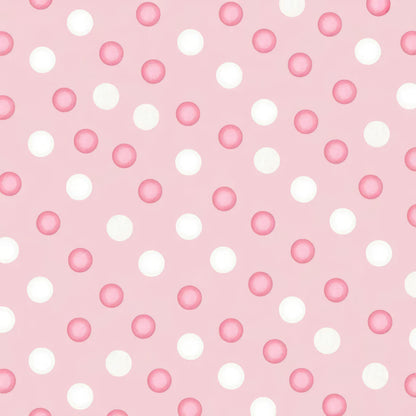 Soft Pink Baby Girl Pattern 8 Quilting Cotton Fabric