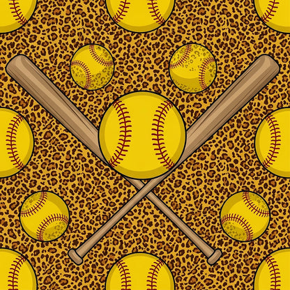 Softball Champions Pattern 10 Quilting Cotton Fabric