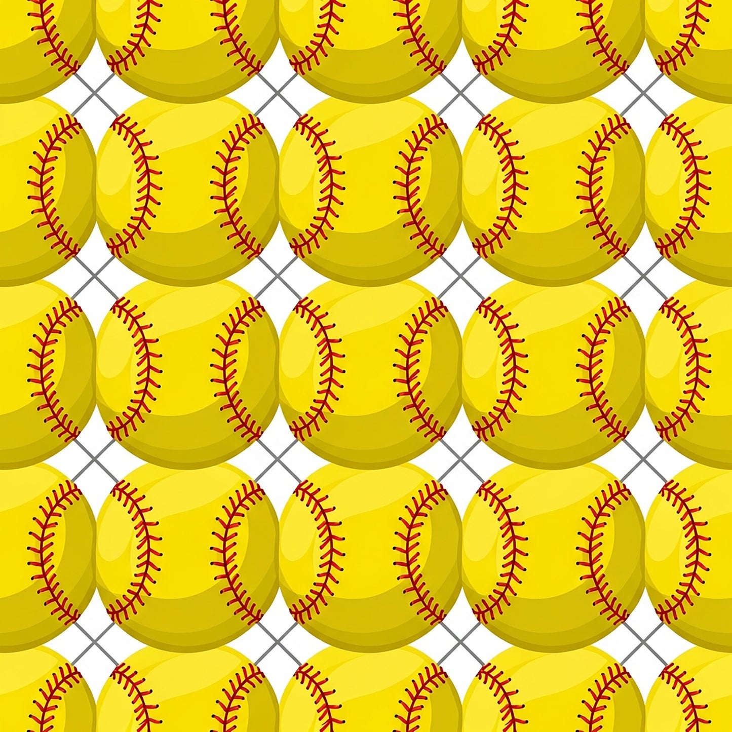 Softball Champions Pattern 13 Quilting Cotton Fabric
