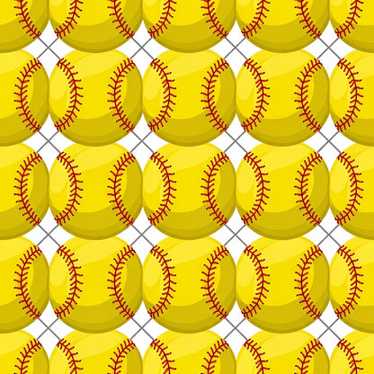 Softball Champions Pattern 13 Quilting Cotton Fabric