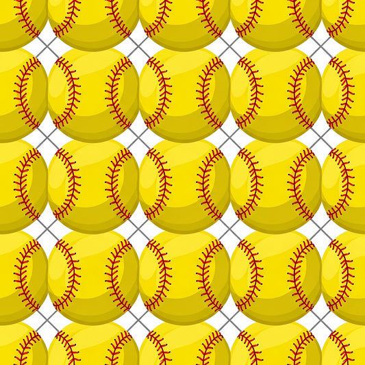 Softball Champions Pattern 13 Quilting Cotton Fabric