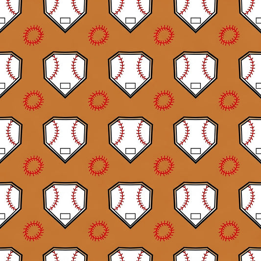 Softball Champions Pattern 17 Quilting Cotton Fabric