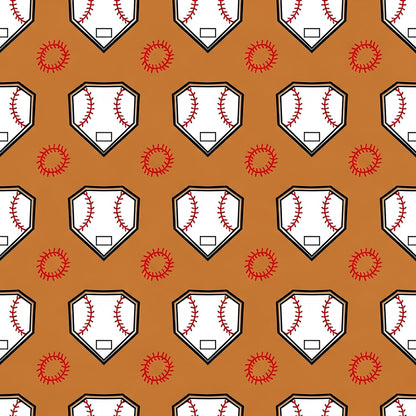 Softball Champions Pattern 17 Quilting Cotton Fabric