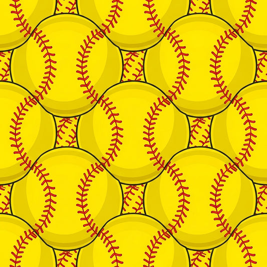 Softball Champions Pattern 24 Quilting Cotton Fabric