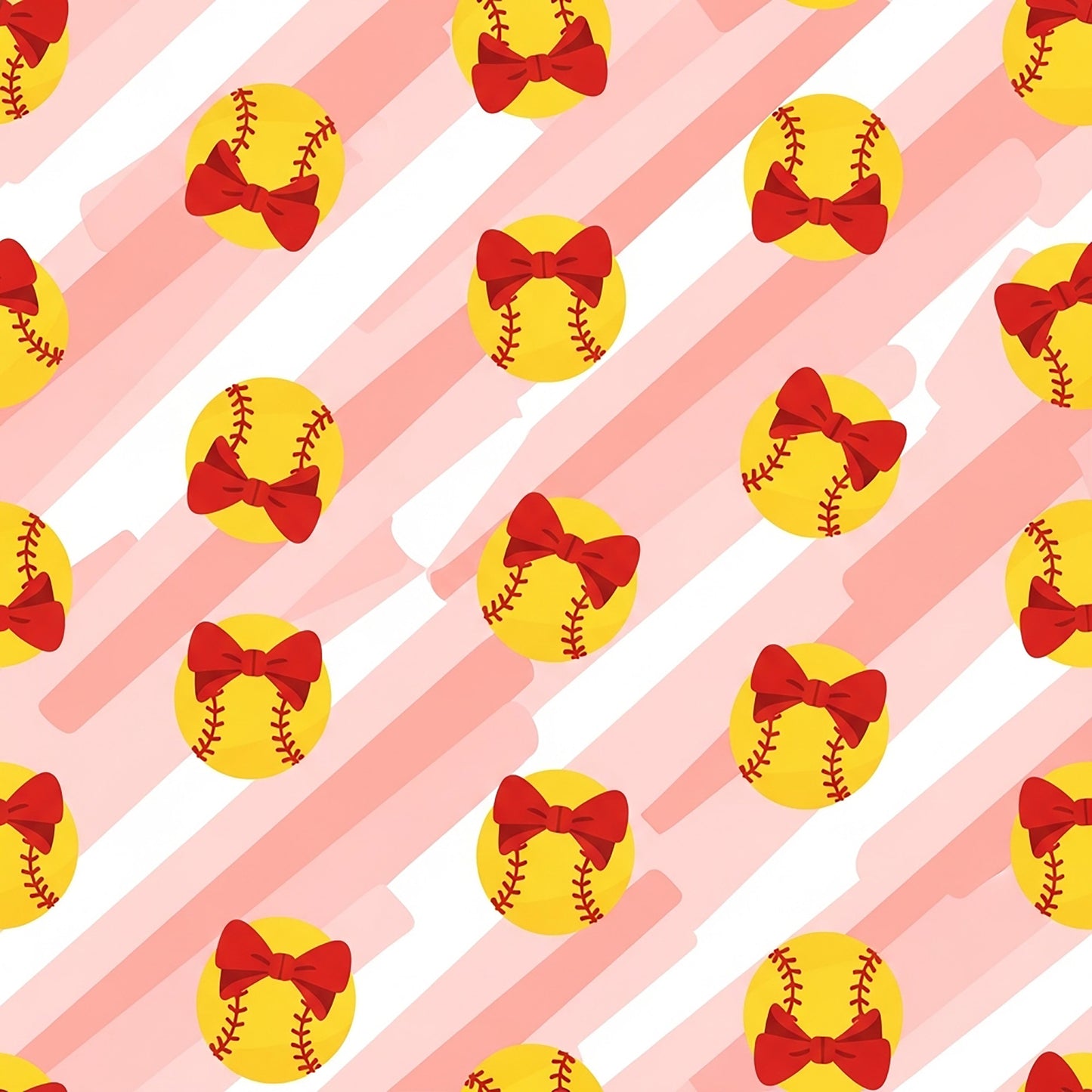 Softball Champions Pattern 25 Quilting Cotton Fabric