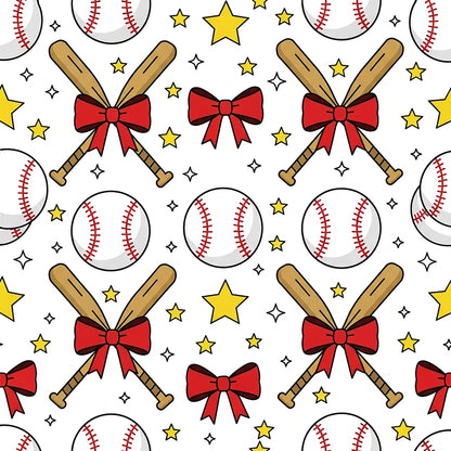 Softball Champions Pattern 4 Quilting Cotton Fabric