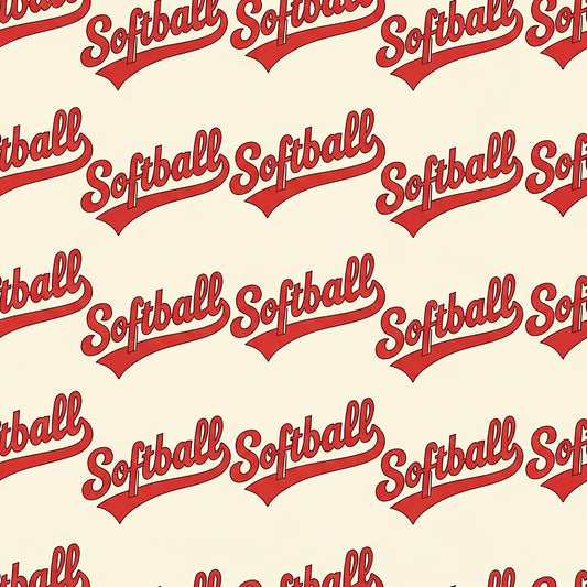 Softball Champions Pattern 5 Quilting Cotton Fabric