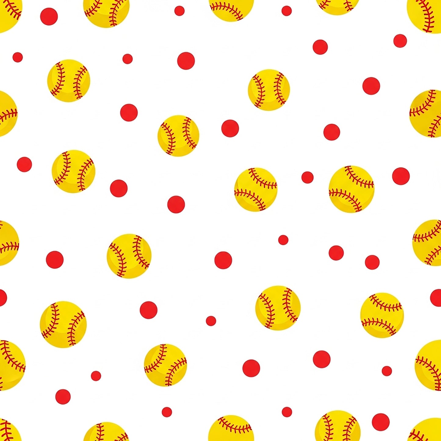 Softball Champions Pattern 6 Quilting Cotton Fabric