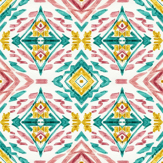 Southwest Aztec Tribal Pattern 11 Quilting Cotton Fabric