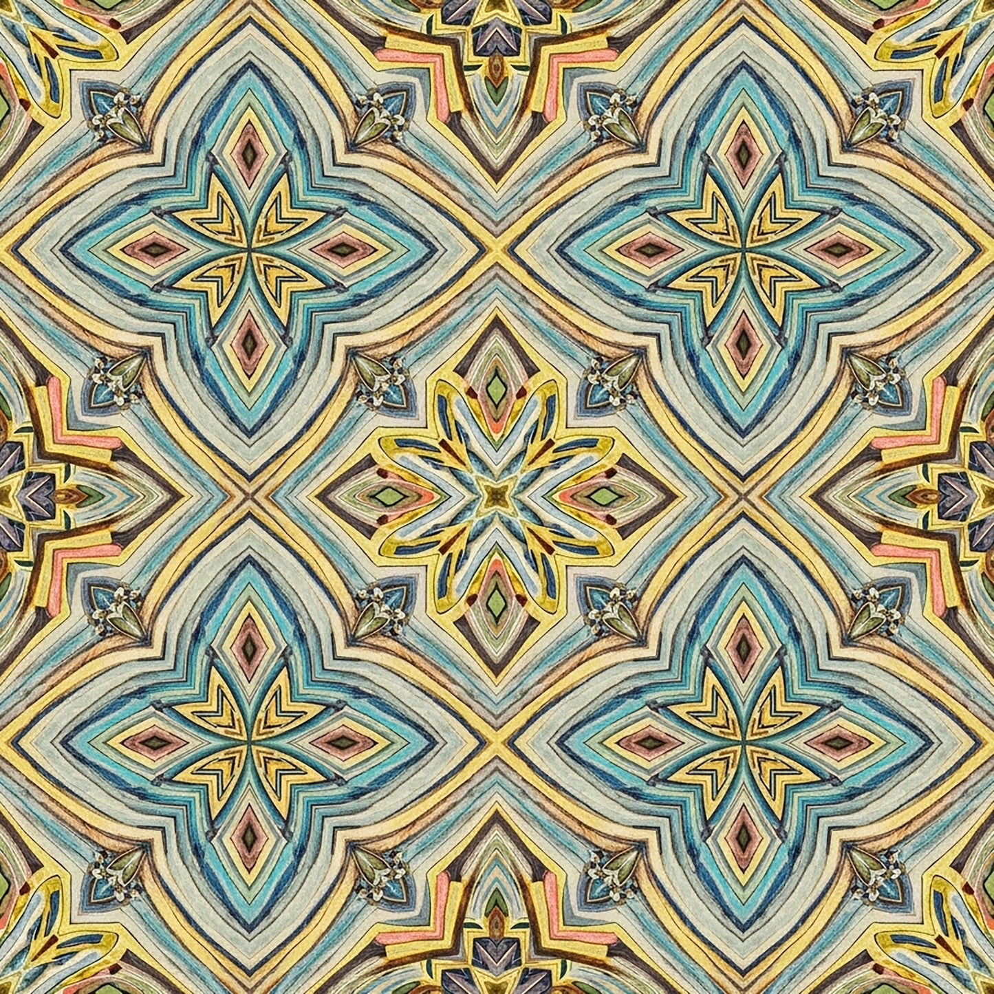 Southwest Aztec Tribal Pattern 14 Quilting Cotton Fabric