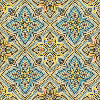 Southwest Aztec Tribal Pattern 14 Quilting Cotton Fabric