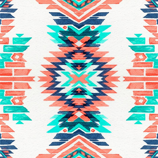 Southwest Aztec Tribal Pattern 16 Quilting Cotton Fabric