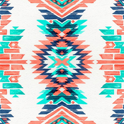 Southwest Aztec Tribal Pattern 16 Quilting Cotton Fabric